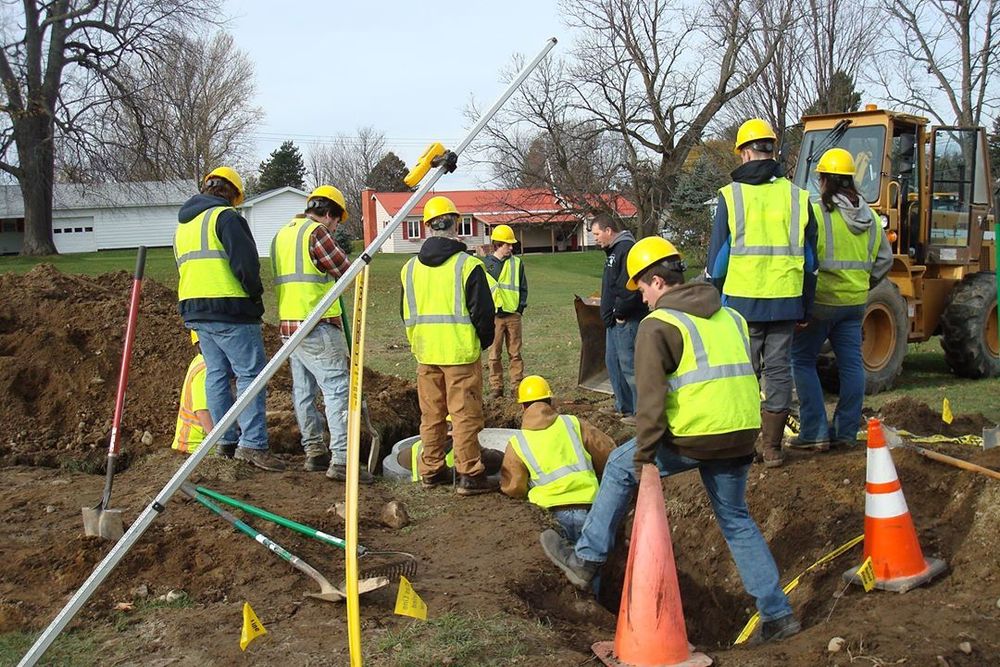 BOCES Students Install Fiber Optic Cable for Civic Center Wireless Internet and Live-streaming