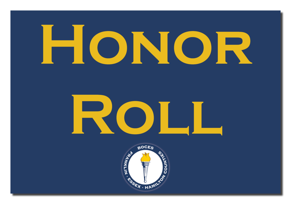 Congratulations to students who achieved the Honor Roll or High Honors!