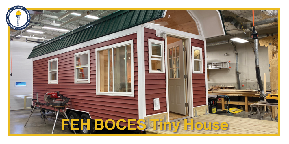 Bidding open on student-built tiny house