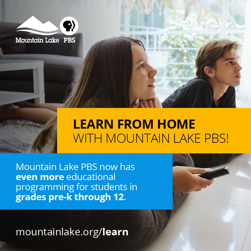 Mountain Lake PBS supports at-home learning with on-air and online educational programming