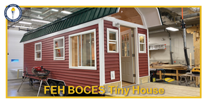 Bidding open on student-built tiny house