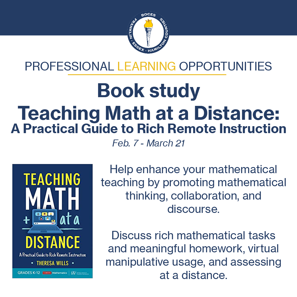 book study teaching math at a distance
