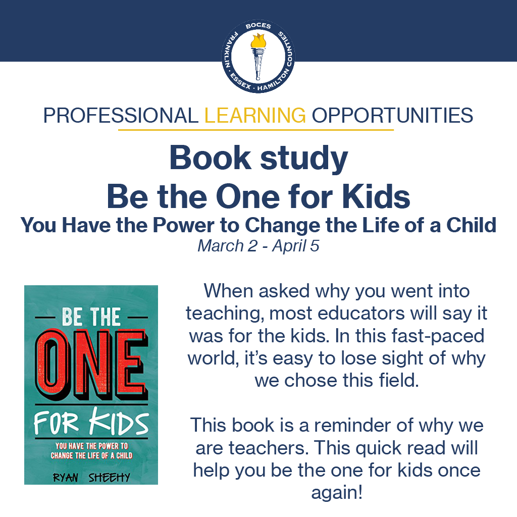 book study Be the One for Kids