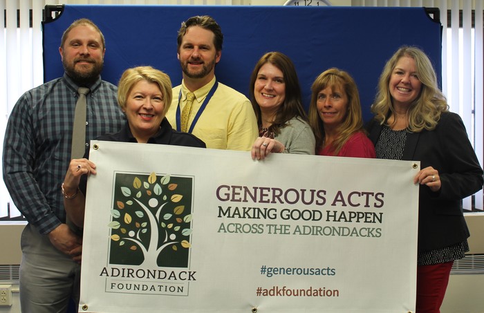 FEHB Employees accepting grant from Adirondack Foundation