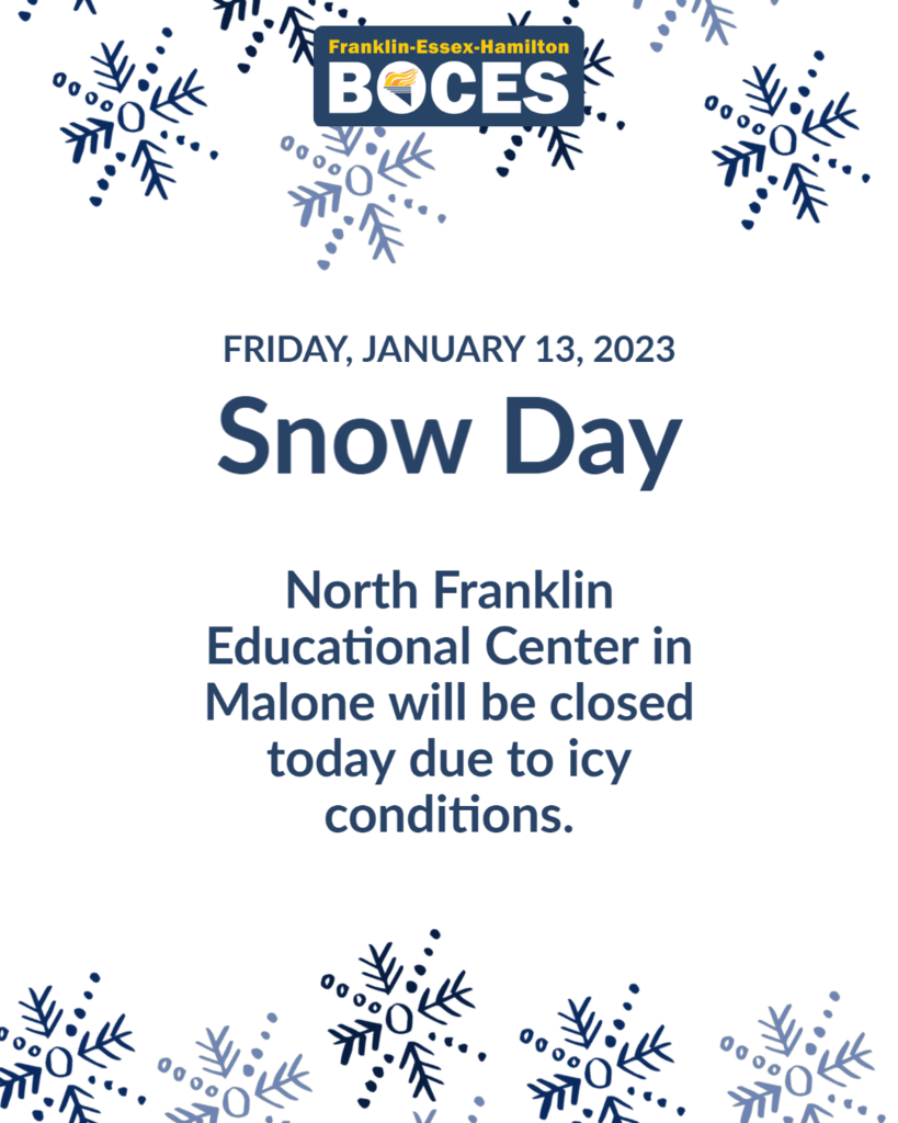 Snow day at NFEC 