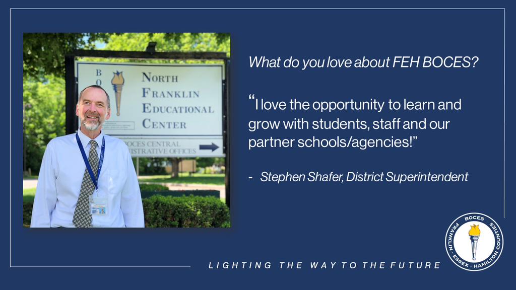 Stephen Shafer, District Superintendent, quote