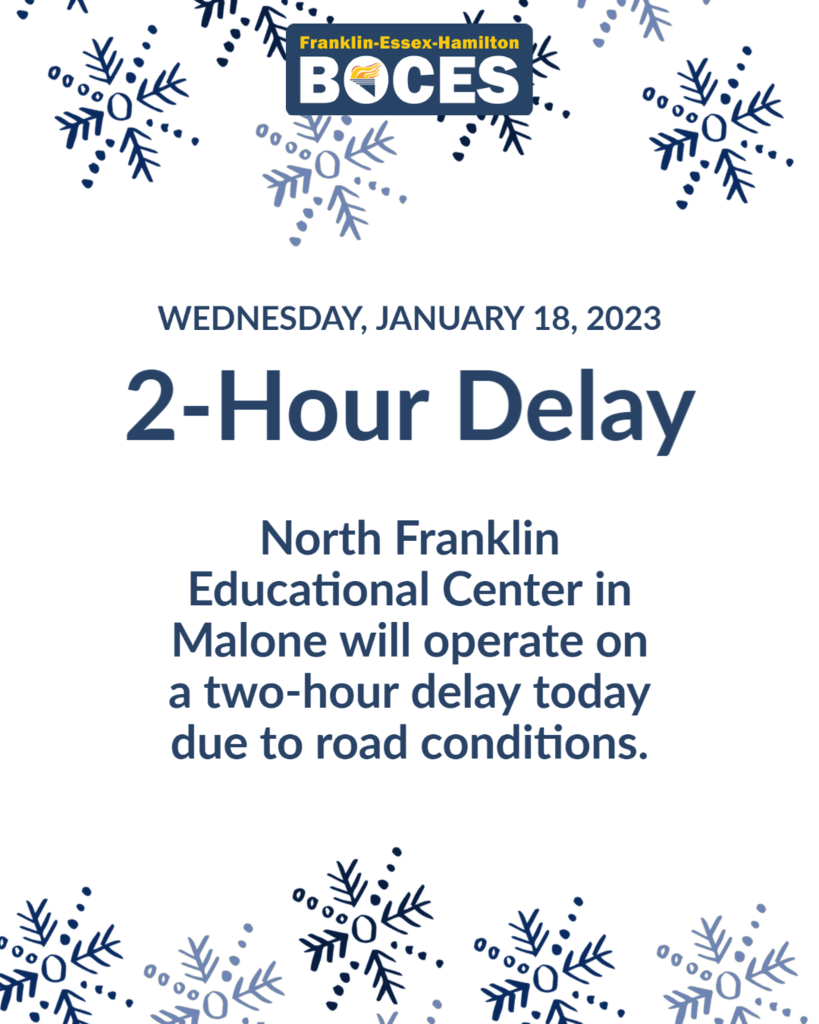 2-hour delay at NFEC