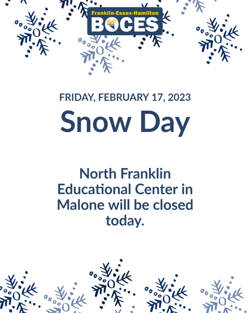 Snow day NFEC 2/17/23